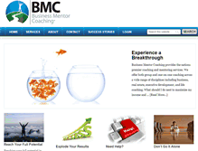 Tablet Screenshot of businessmentorcoaching.com